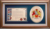Hartside Clan Crest History Framed Print