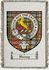 Harvey Clan Badge Throw Blanket