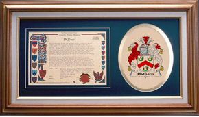 Hathorn Clan Crest History Framed Print