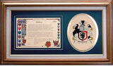 Hinshaw Clan Crest History Framed Print