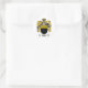 HOGAN FAMILY CREST - HOGAN COAT OF ARMS CLASSIC ROUND STICKER