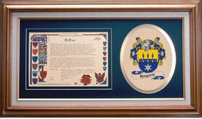 Hogarth Clan Crest History Framed Print