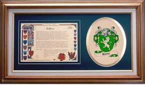 Home Clan Crest History Framed Print