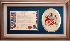 Hopkirk Clan Crest History Framed Print