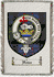 Howe Clan Macdonald Clan Badge Throw Blanket