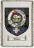 Howie Clan Macdonald Clan Badge Throw Blanket