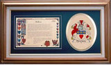 Howison Clan Crest History Framed Print