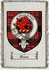 Hume Clan Macduff Clan Badge Throw Blanket
