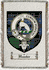 Hunter Clan Badge Throw Blanket