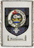 Hutcheonson Clan Badge Throw Blanket