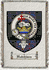 Hutchison Clan Badge Throw Blanket