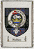 Hutchon Clan Badge Throw Blanket