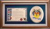 Hutton Clan Crest History Framed Print