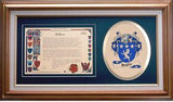 Inglis Clan Crest History Framed Print
