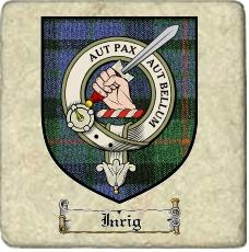 Inrig Clan Badge Marble Tile