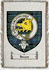 Isaacs Clan Badge Throw Blanket