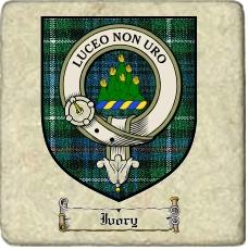 Ivory Clan Badge Marble Tile