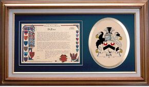 Jack Clan Crest History Framed Print