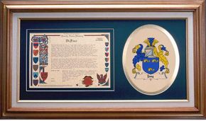 Jay Clan Crest History Framed Print