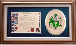 Joass Clan Crest History Framed Print