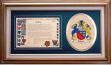 Johns Clan Crest History Framed Print