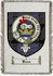 Kean Clan Macdonald Clan Badge Throw Blanket