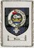 Keene Clan Macdonald Clan Badge Throw Blanket