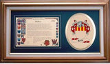 Keith Clan Crest History Framed Print