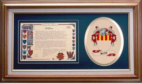 Keith Clan Crest History Framed Print