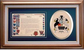 Kibble Clan Crest History Framed Print