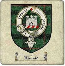 Kincaid Clan Badge Marble Tile