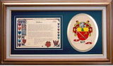 Kirk Clan Crest History Framed Print