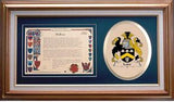 Lade Clan Crest History Framed Print