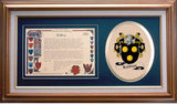 Laidlaw Clan Crest History Framed Print