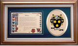 Laidlaw Clan Crest History Framed Print