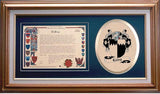 Laing Clan Crest History Framed Print