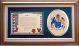 Lammie Clan Crest History Framed Print