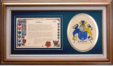 Lammie Clan Crest History Framed Print