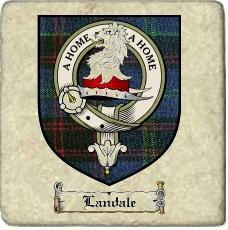 Landale Clan Badge Marble Tile