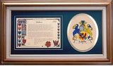 Lapslie Clan Crest History Framed Print