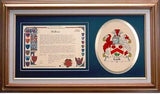 Leck Clan Crest History Framed Print