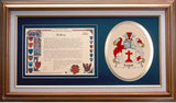 Legat Clan Crest History Framed Print