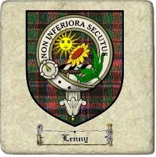 Lenny Clan Badge Marble Tile