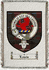 Lewis Clan Stuart Clan Badge Throw Blanket