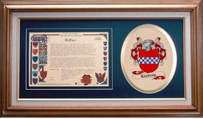 Lindsay Clan Crest History Framed Print