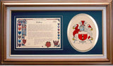 Liston Clan Crest History Framed Print