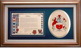 Liston Clan Crest History Framed Print
