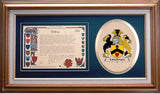 Littelman Clan Crest History Framed Print