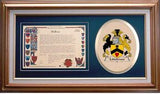 Littelman Clan Crest History Framed Print