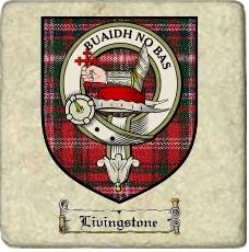Livingstone Clan Macdougall Clan Badge Marble Tile